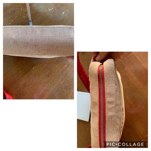🚫🚫SOLD🚫🚫Prada red canvas adjustable strap bag - Picture 5 of 8